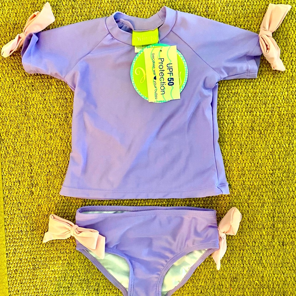 Smocked Auctions! Brand new with tags! 18-24 month swim with sun protection